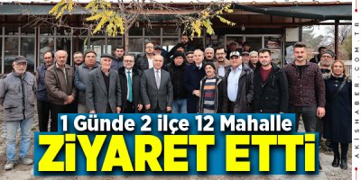 Başkan Zolan İlçe Ziyaretlerine Devam Ediyor
