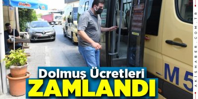 Denizli'de Dolmuş Ücretlerine Zam