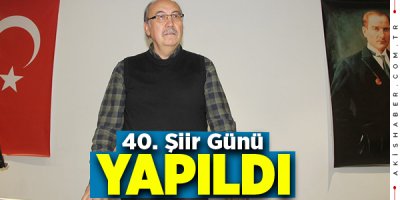 Şairler 40. Kez Şiirlerini Alıp Geldiler
