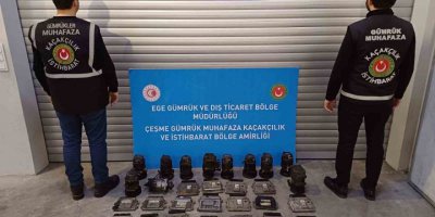 İzmir’de oto yedek parça kaçakçılığı operasyonu