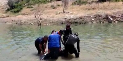 Yüzmek için girdiği gölette boğuldu