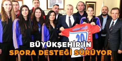 Büyükşehir'in spora desteği sürüyor
