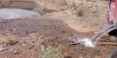 Bekilli'de vahşi hayvanlar için göletlere su takviyesi yapıldı