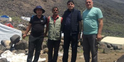 Rektör Alma, Ağrı Dağı'nda İncelemelerde Bulundu