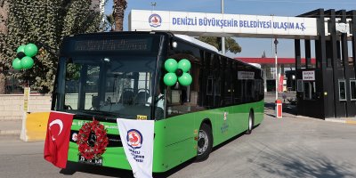 Denizli'de iki yeni otobüs hattı hizmete alındı