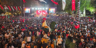 ON BİNLER ÇINAR’DA BAYRAMI KUTLADI