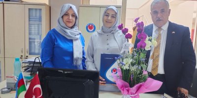 Iğdır Şehit Gazi Sağlık Sen de Bayrak Değişimi