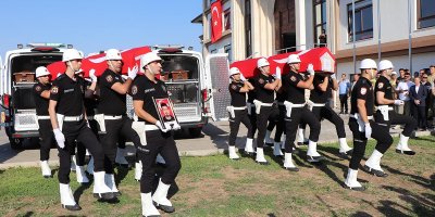 DENİZLİ ŞEHİTLERİNİ DUALARLA UĞURLADI