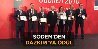 SODEM'den Dazkırı'ya ödül