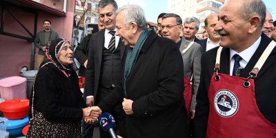 MANSUR YAVAŞ KALECİK’TE HAMSİ ŞÖLENİ’NE KATILDI