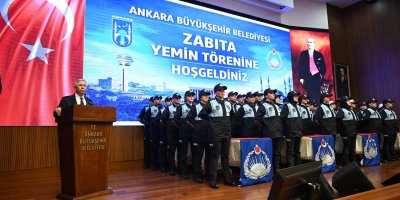 110 ZABITA MEMUR YEMİN ETTİ