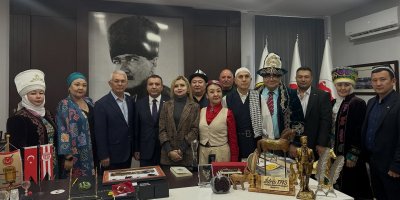 Türk Dünyası’ndan Antalya Gazeteciler Cemiyeti’ne ziyaret 