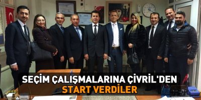 Seçim Çalışmalarına Çivril'den Start Verdiler