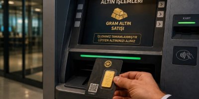 ATM'den altın alınabilecek