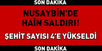 Nusaybin'de hain saldırı!