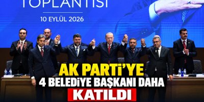 AK Parti’ye 4 belediye başkanı daha katılıdı