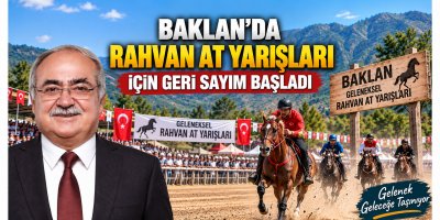 Baklan’da Rahvan At Yarışları İçin Geri Sayım Başladı