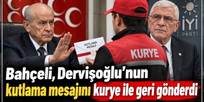 Bahçeli Kutlama Mesajını Kurye İle Geri Gönderdi