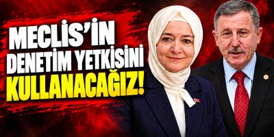 “Meclis’in denetim yetkisini kullanacağız!”