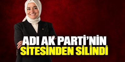 Adı AK Parti’nin sitesinden silindi