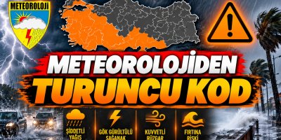 İstanbul dahil 5 il için turuncu alarm