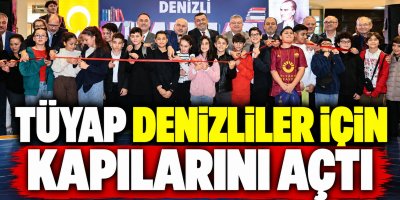 TÜYAP DENİZLİ KİTAP FUARI KAPILARINI AÇTI