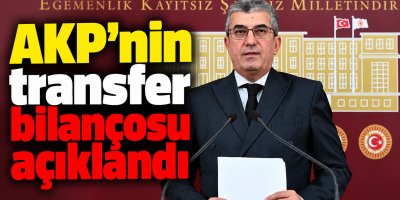 AKP'nin transfer bilançosu açıklandı