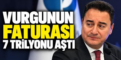 Vurgunun faturası 7 trilyonu aştı
