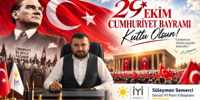 29 Ekim Cumhuriyet Bayramımız Kutlu Olsun
