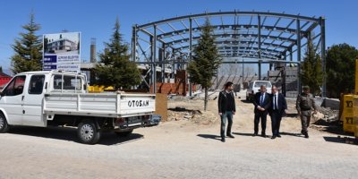 Acıpayam Belediyesi Düğün Salonu Hızla yükseliyor