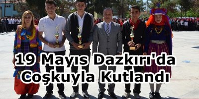 19 Mayıs Dazkırı'da Coşkuyla Kutlandı