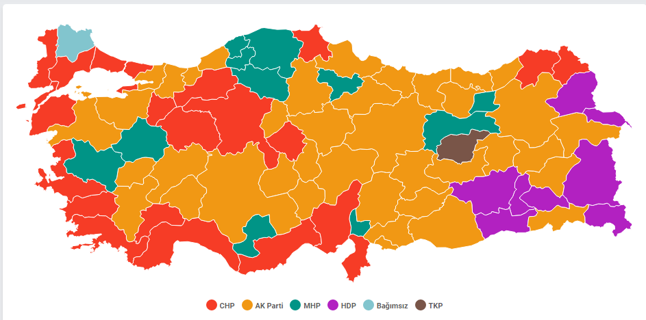 31 Mart 2019 yerel seçim sonuçları
